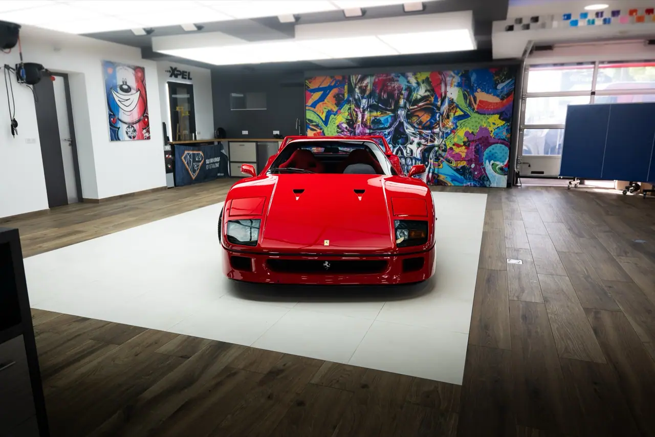 Ferrari F40 — nettoyage cryogénique