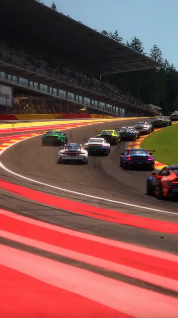 Tournage Joke MP4 à Spa-Francorchamps