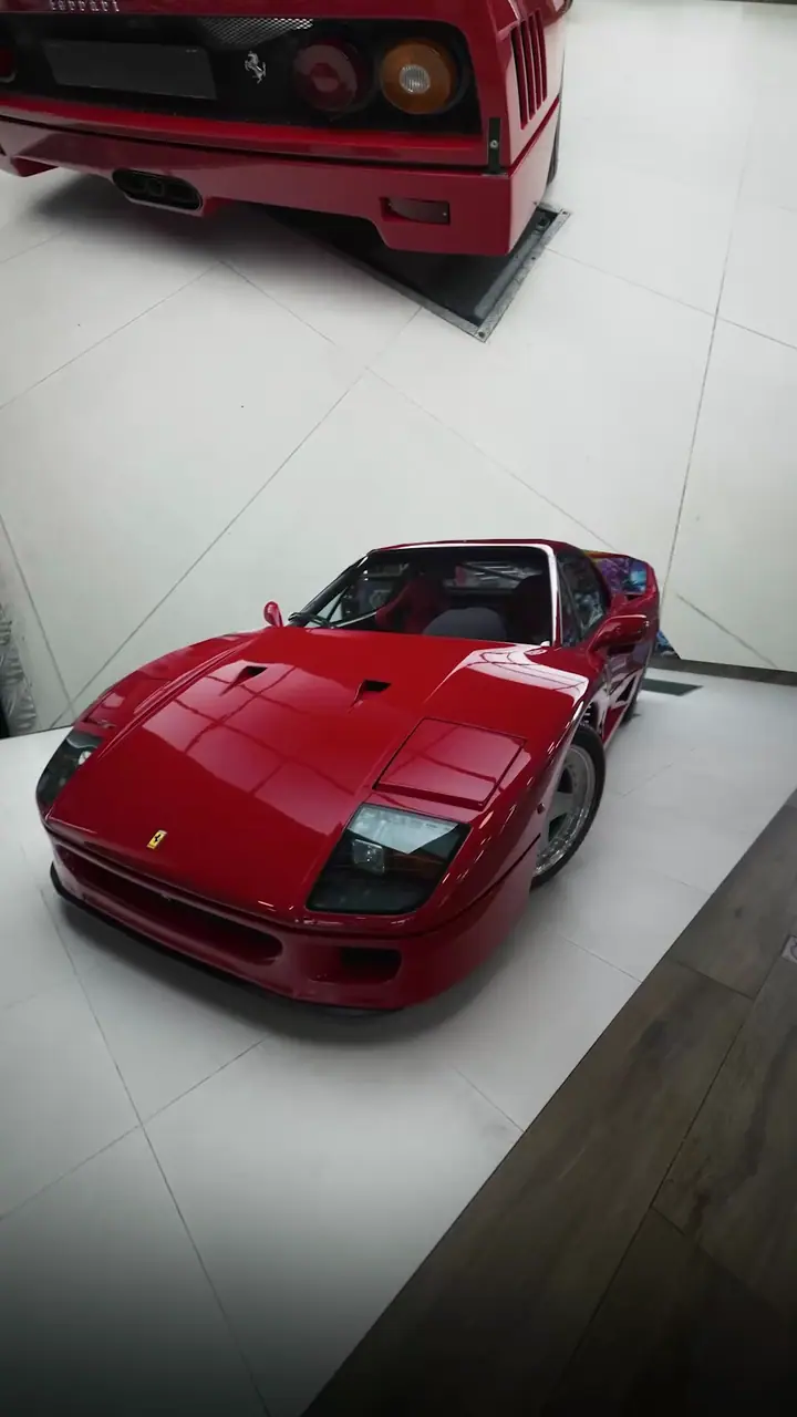 Ferrari F40 — nettoyage cryogénique